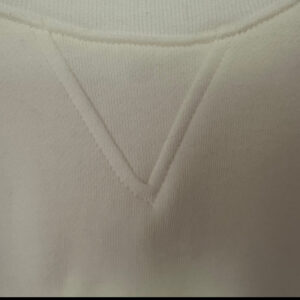 Front V Plain Natural Crewneck